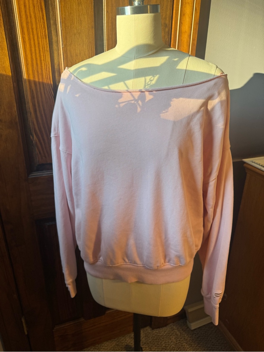 Fabletics Pale Pink Pullover Hoodie